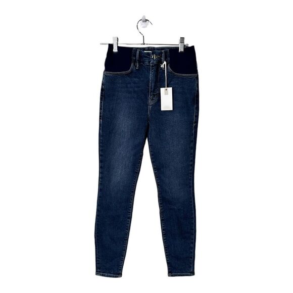 NWT Good American dark wash  Maternity jeans size 2/26 - Picture 1 of 11